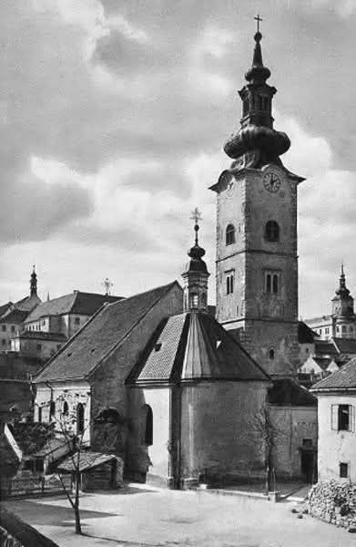 Crkva sv. Marije (Crkva Pohoda Blažene Djevice Marije), Dolac 1925. godine